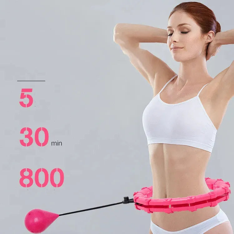 Fitness Ring Adjustable Sport Hoops Abdominal Thin Waist Exercise Detachable Massage Fitness Hoops Gym Home Training Weight Loss - Bellarte Enchanté Fitness Ring Adjustable Sport Hoops Abdominal Thin Waist Exercise Detachable Massage Fitness Hoops Gym Home Training Weight Loss